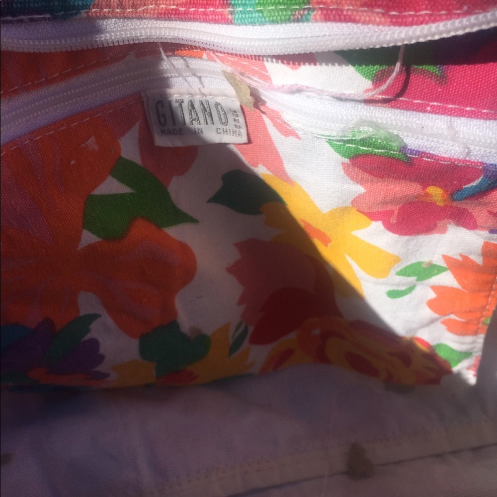 Vintage GITANO Floral overnight bag - Picture 3 of 5